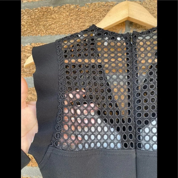 Sandro  paris black mesh dress size 3 - Picture 13 of 14